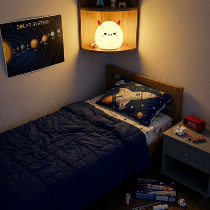 Red Little Guy Silicone Night Light