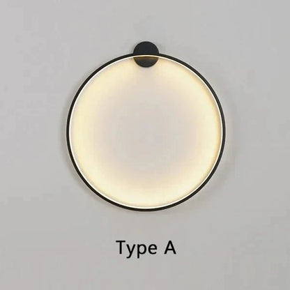 LumiRing - Minimalistische ronde Wandlamp