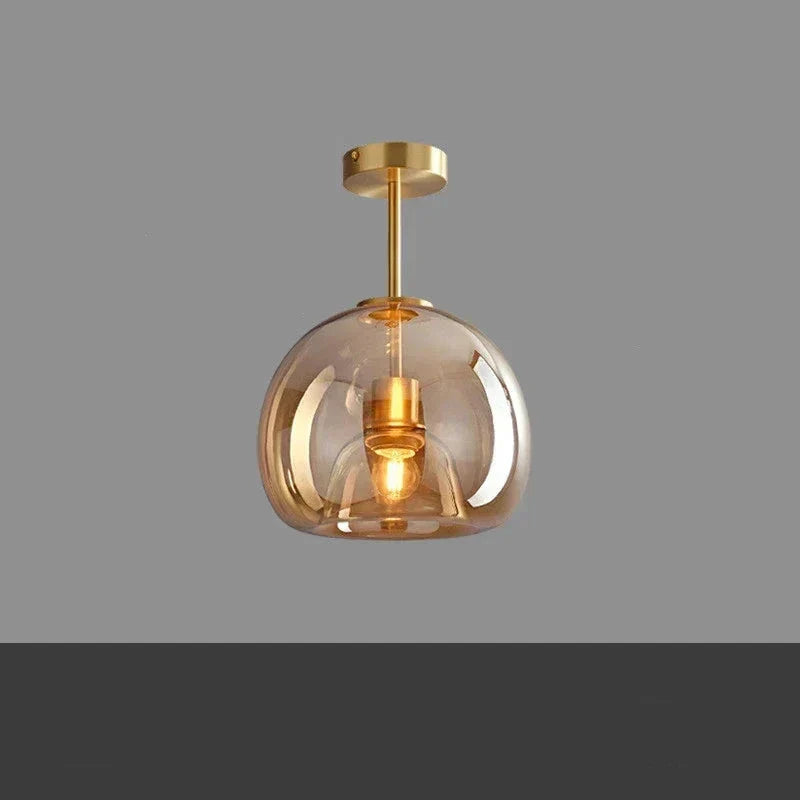 Transparence - Strakke Glazen Plafondlamp