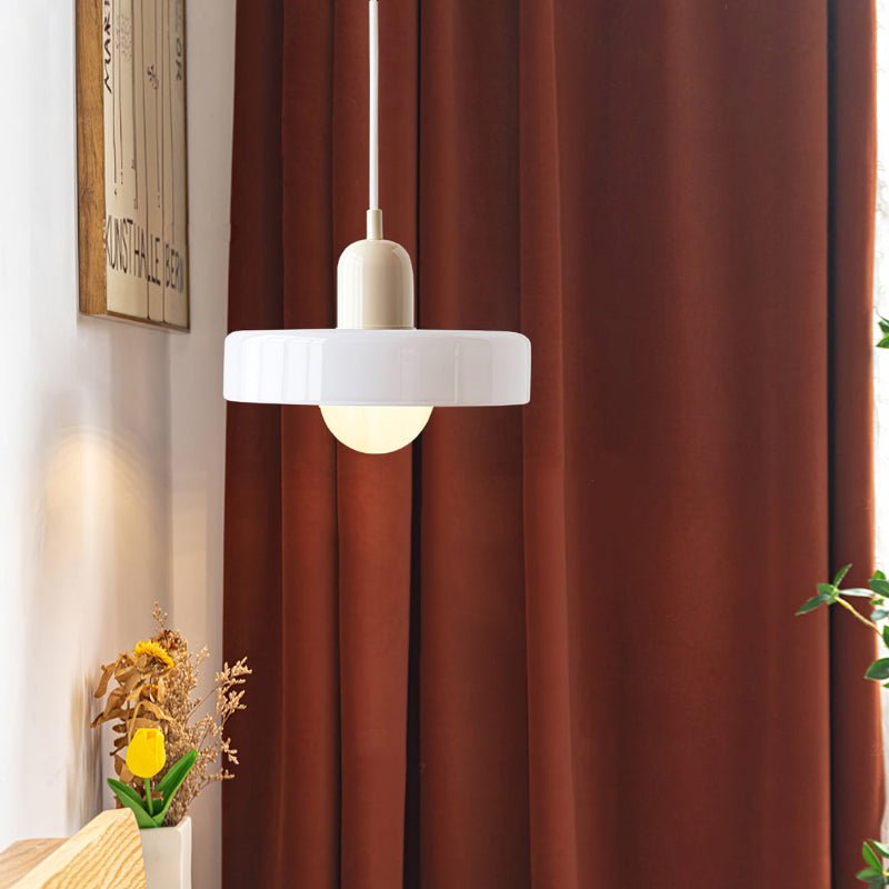 ColorLume | Geometrische Bauhaus Plafondlamp – Glazen Designlamp met Kleurrijke Accenten