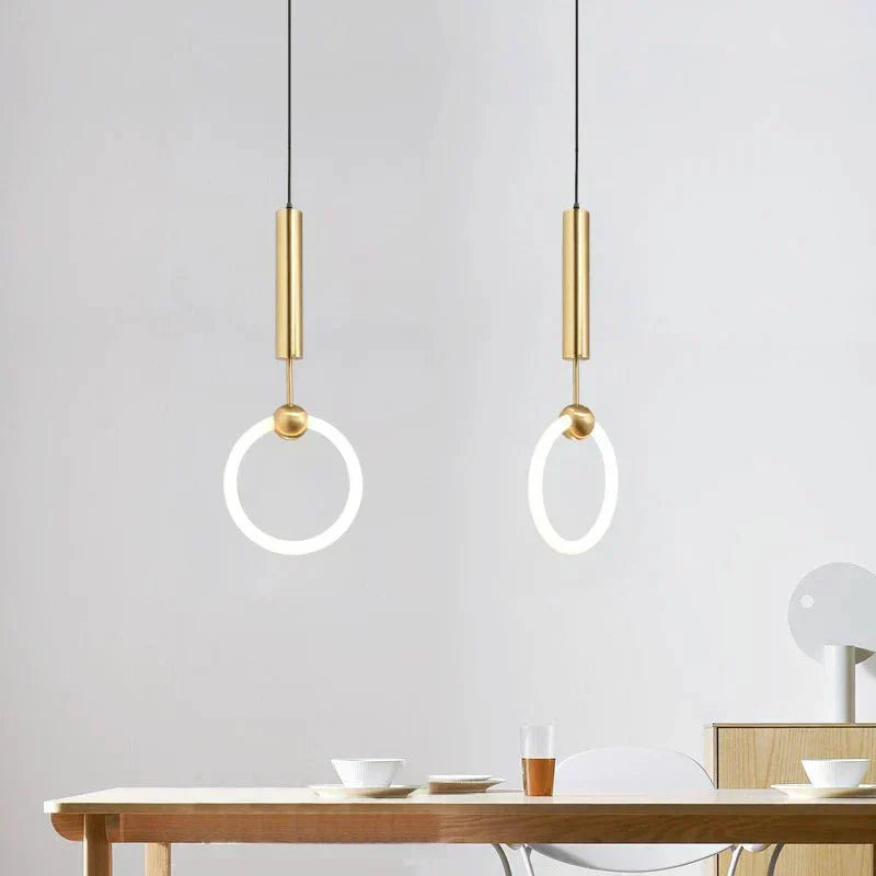 SolsticeRing Hanglamp – Minimalistisch en Stijlvol Lichtpunt