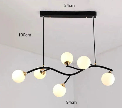 Embracion - Plafondlamp met Glazen Bollen