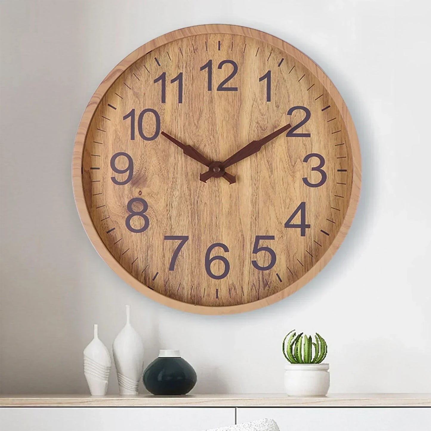 Handgemaakte Houten Klok – Duurzaam, Natuurlijk & Tijdloos Design