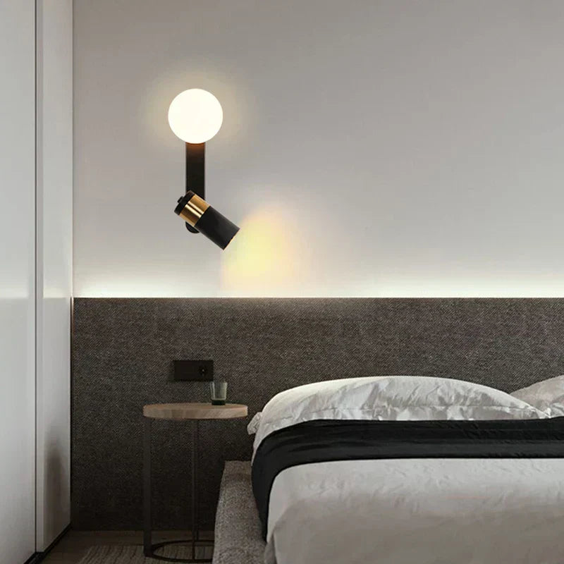 FlareLine – Minimalistische Nordic LED Wandlamp voor Slaapkamer & Woonkamer