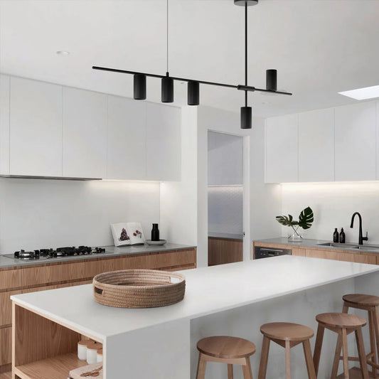 ALVARA Hanglamp – Design Pendelarmatuur met Dubbele Lichtuitstraling & Cilindervormige Spots