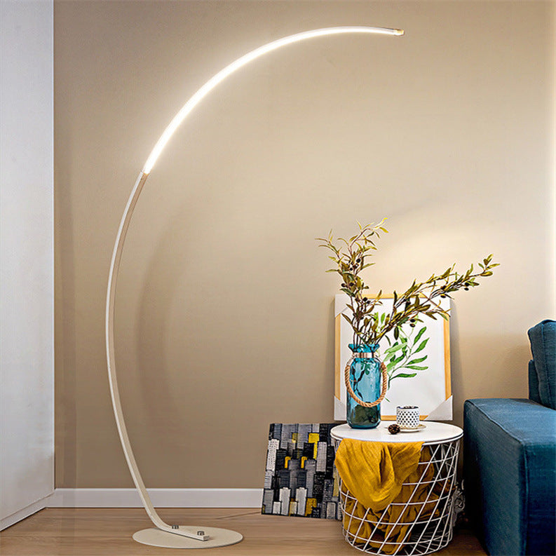 Ardorus grote gebogen vloerlamp