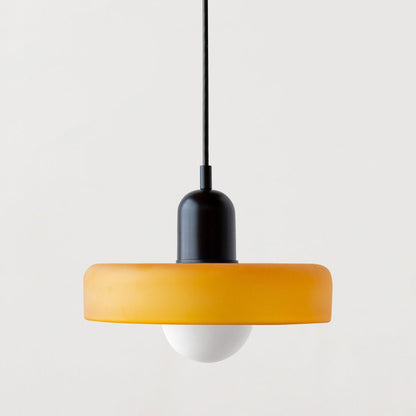 ColorLume | Geometrische Bauhaus Plafondlamp – Glazen Designlamp met Kleurrijke Accenten