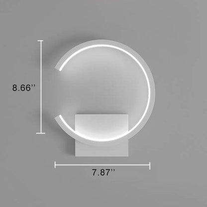 Luminex - Moderne LED wandlamp met minimalistisch cirkelvormig ontwerp