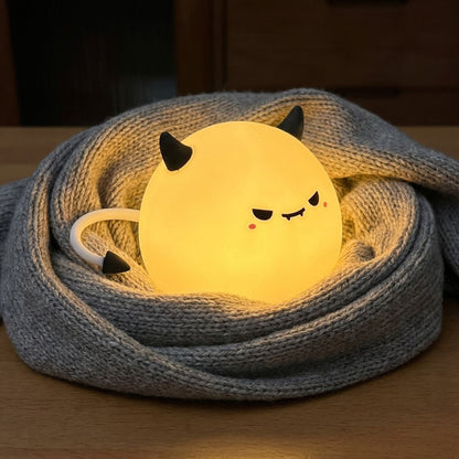 Black Horn Color-Changing Night Lamp