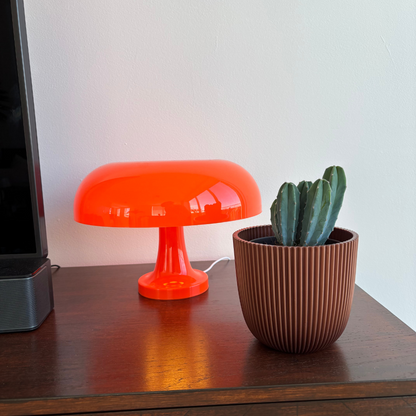 Retro Mushroom Tafellamp | Oranje