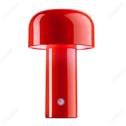 Retro LED Tafellamp | Draadloze Oplaadbare Tafellamp met Touchbediening & USB