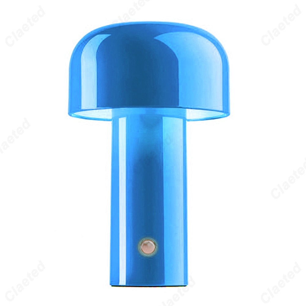 Retro LED Tafellamp | Draadloze Oplaadbare Tafellamp met Touchbediening & USB