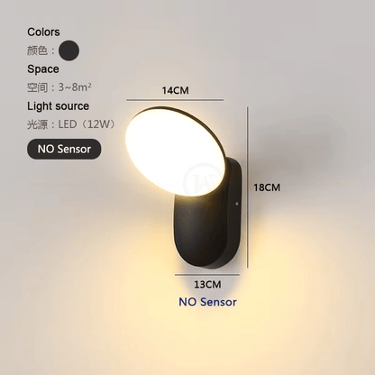 LED wandlamp met bewegingssensor