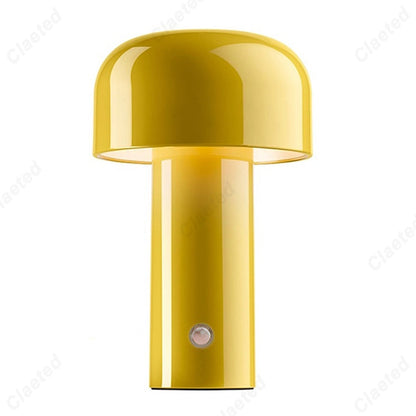 Retro LED Tafellamp | Draadloze Oplaadbare Tafellamp met Touchbediening & USB
