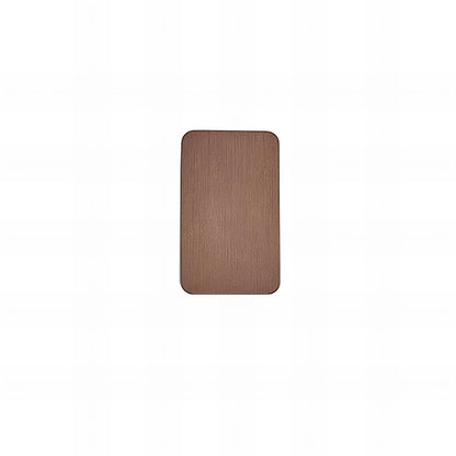 Rechthoekige wandlamp houtlook