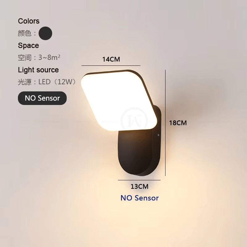 LED wandlamp met bewegingssensor
