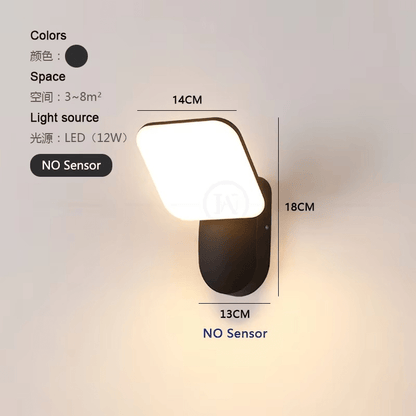 LED wandlamp met bewegingssensor