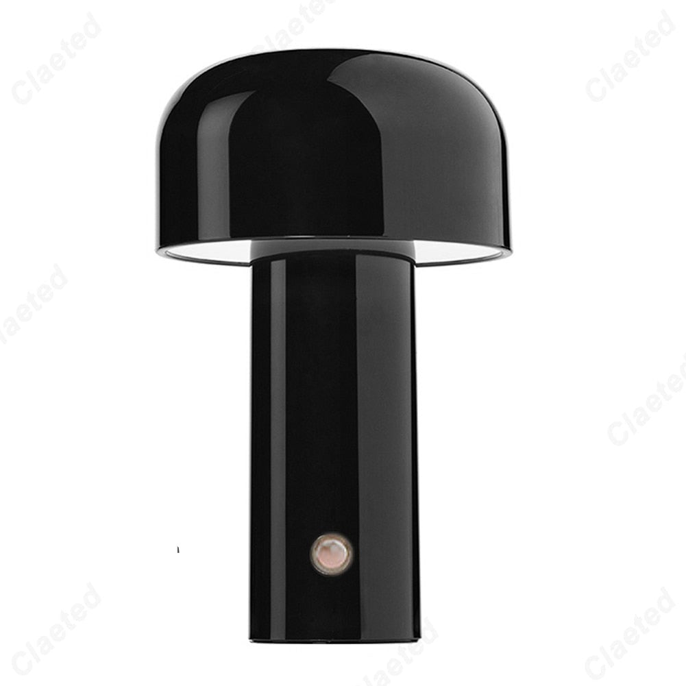 Retro LED Tafellamp | Draadloze Oplaadbare Tafellamp met Touchbediening & USB