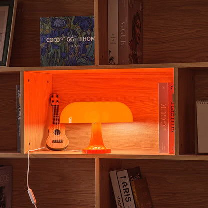 Retro Mushroom Tafellamp | Oranje