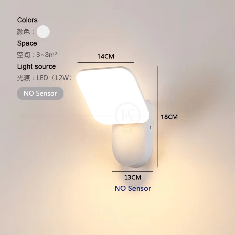 LED wandlamp met bewegingssensor
