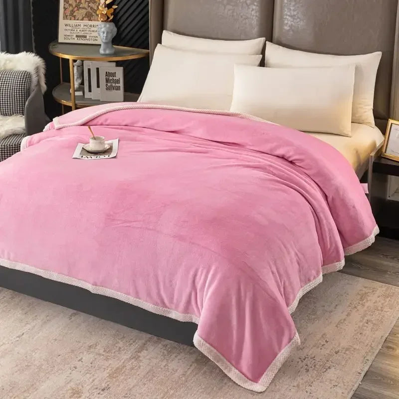 WarmFuzz - Dikke Kasjmier Plaid voor Bed en Bank