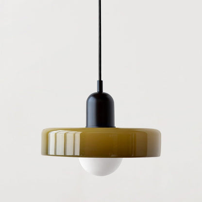 ColorLume | Geometrische Bauhaus Plafondlamp – Glazen Designlamp met Kleurrijke Accenten