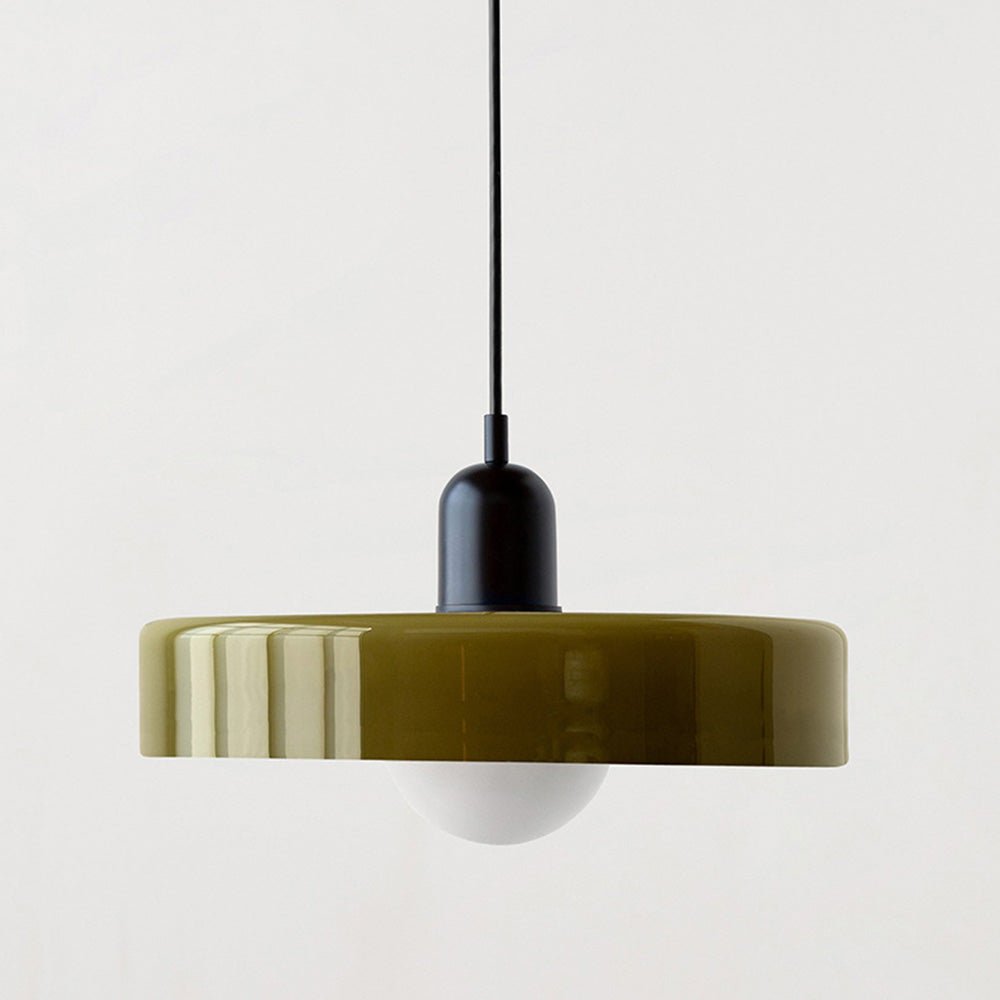 ColorLume | Geometrische Bauhaus Plafondlamp – Glazen Designlamp met Kleurrijke Accenten
