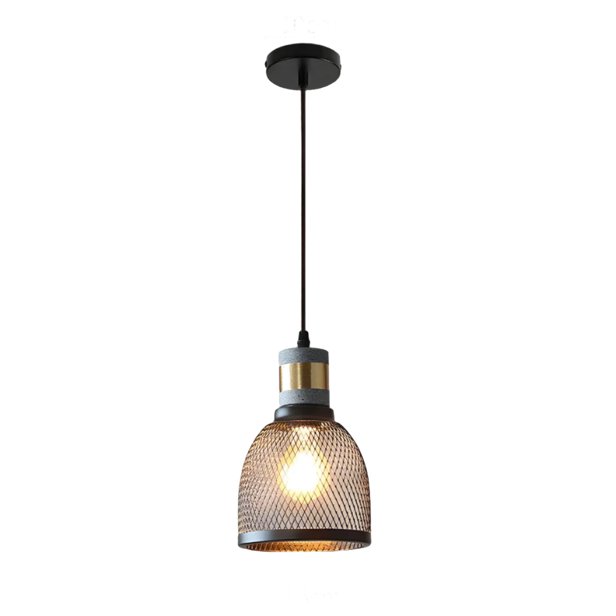 FERROX Hanglamp – Beton & IJzer in Industrieel Design – LED met E27 Fitting