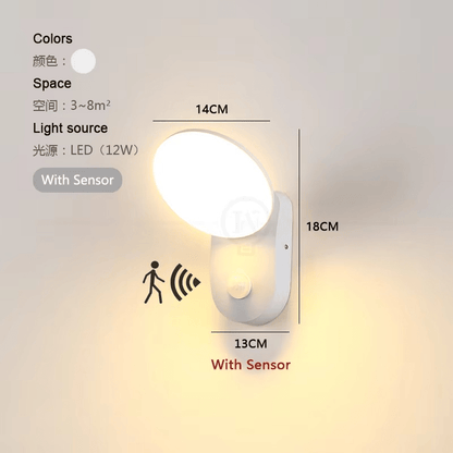 LED wandlamp met bewegingssensor