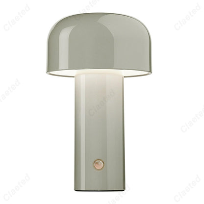 Retro LED Tafellamp | Draadloze Oplaadbare Tafellamp met Touchbediening & USB