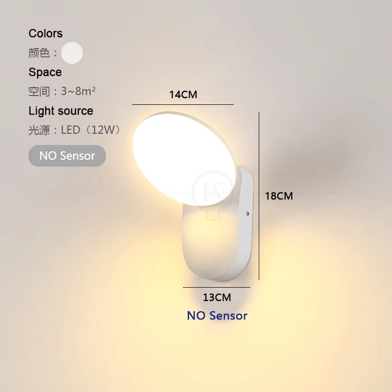 LED wandlamp met bewegingssensor