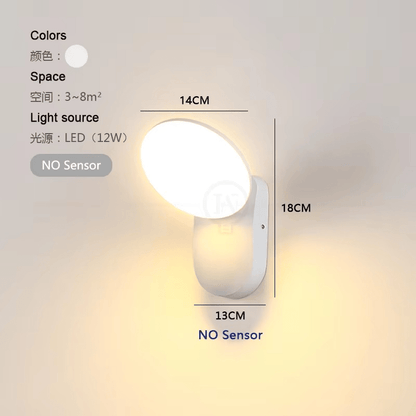 LED wandlamp met bewegingssensor