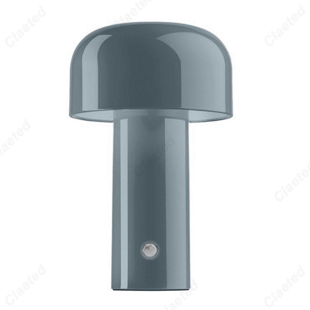 Retro LED Tafellamp | Draadloze Oplaadbare Tafellamp met Touchbediening & USB