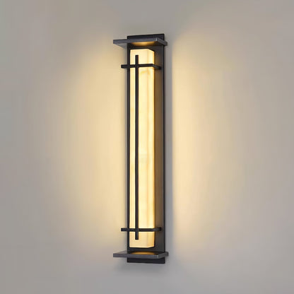 STRAVO Buitenlamp – Moderne LED Wandlamp met Marmer & RVS – Waterdicht IP65