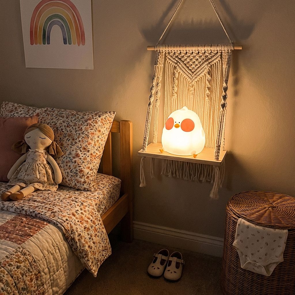Creative Silicone Chicken LED Night Light
