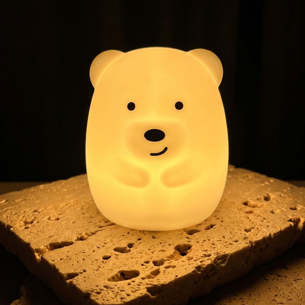 Bear Color-Changing Silicone Night Light