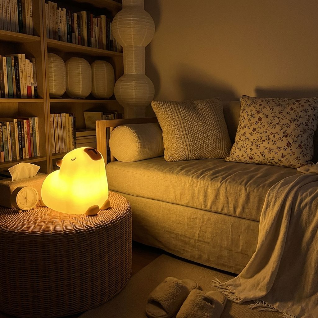 Touch Sensor Capybara Silicone Night Light