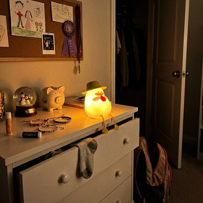 Silicone Duck Bedside Night Lamp