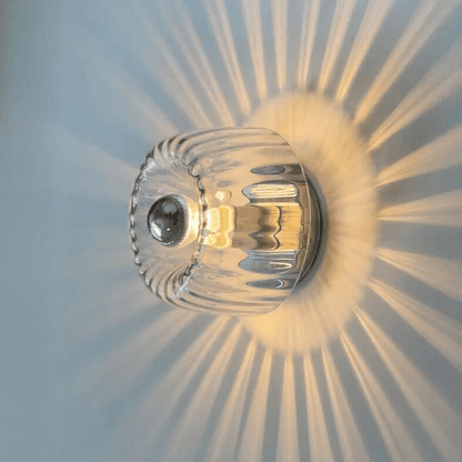 Nordhaus | Minimalistische Scandinavische Wandlamp – Glas & Metaal | Moderne Sfeerverlichting
