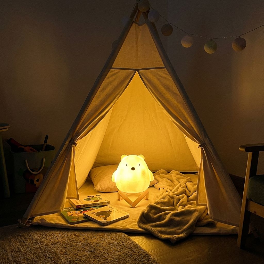 Cute Little Bear LED Night Lamp
