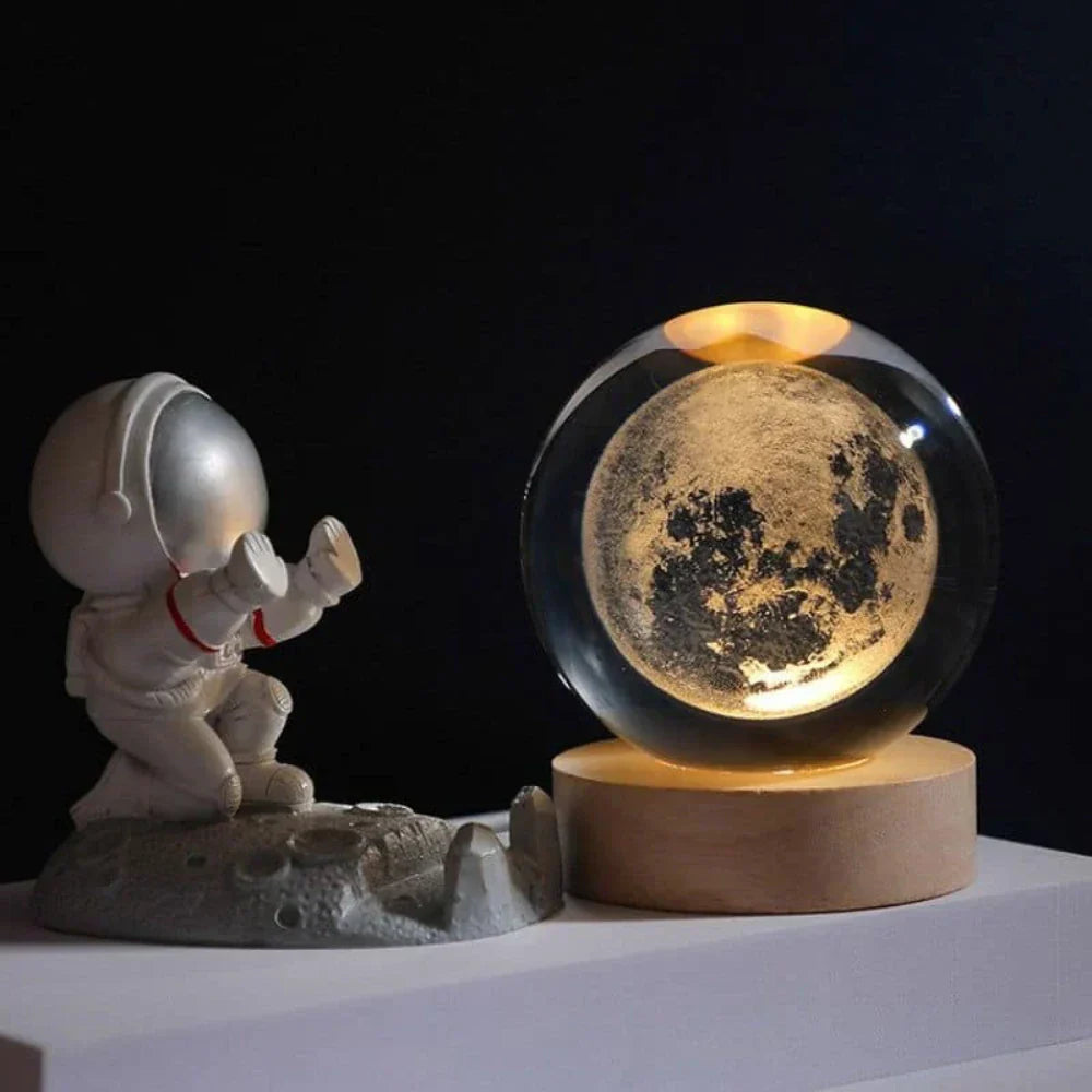 3D Gegraveerde Kristallen Bol - Celestia