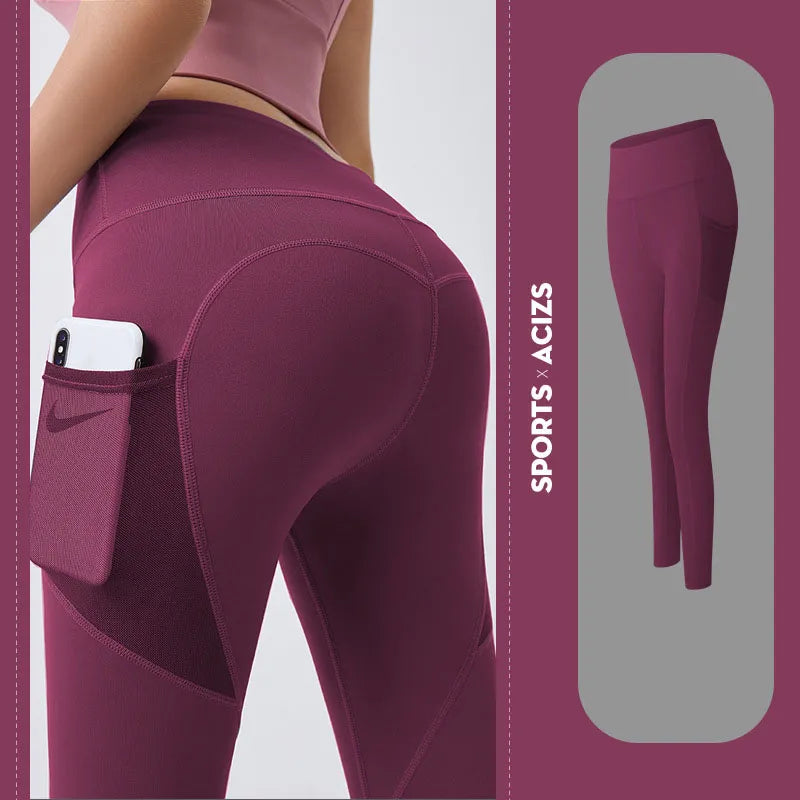 Elara | Women’s Active Leggings – Tummy Control, Pocket, Gym & Running