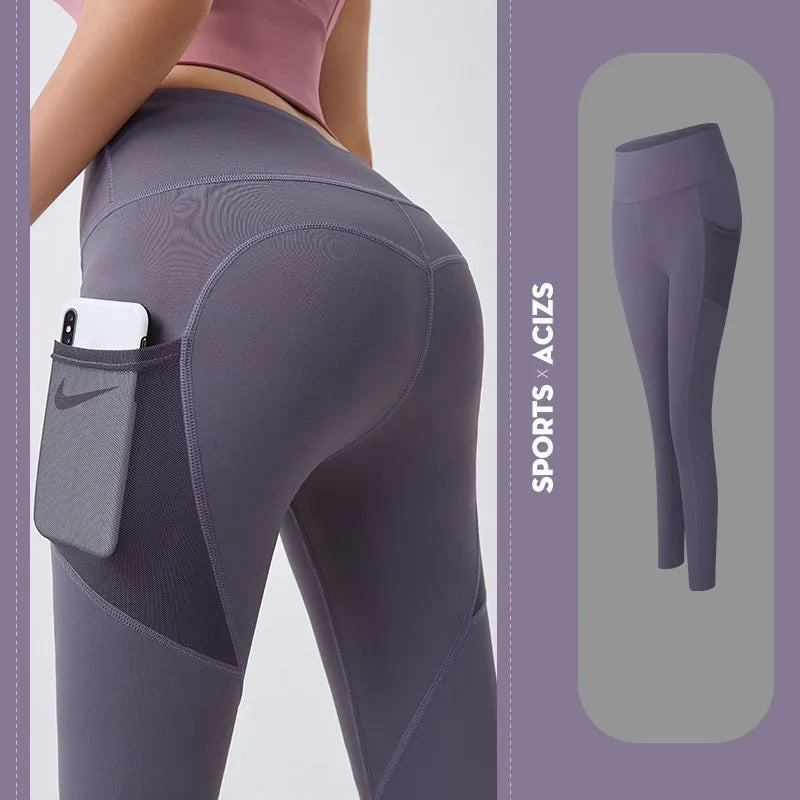Elara | Women’s Active Leggings – Tummy Control, Pocket, Gym & Running