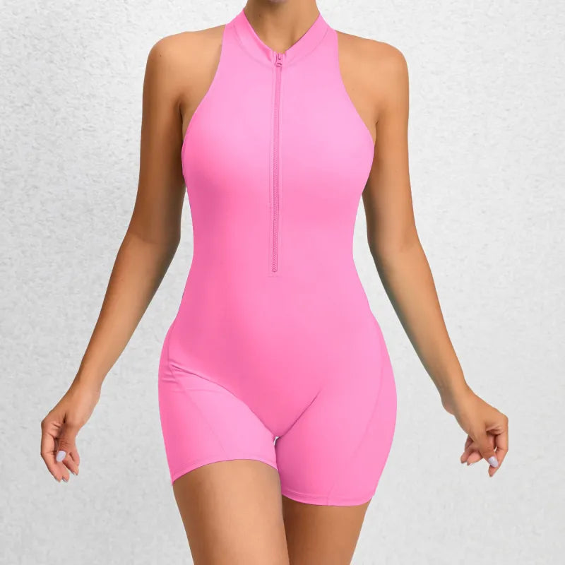 Liana | Women’s Sculpting Fitness Romper – Tummy Control, Butt Lift Design