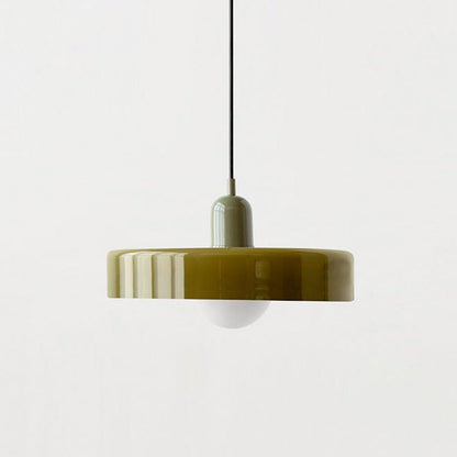 ColorLume | Geometrische Bauhaus Plafondlamp – Glazen Designlamp met Kleurrijke Accenten