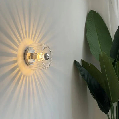 Nordhaus | Minimalistische Scandinavische Wandlamp – Glas & Metaal | Moderne Sfeerverlichting