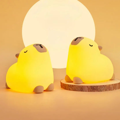 Touch Sensor Capybara Silicone Night Light
