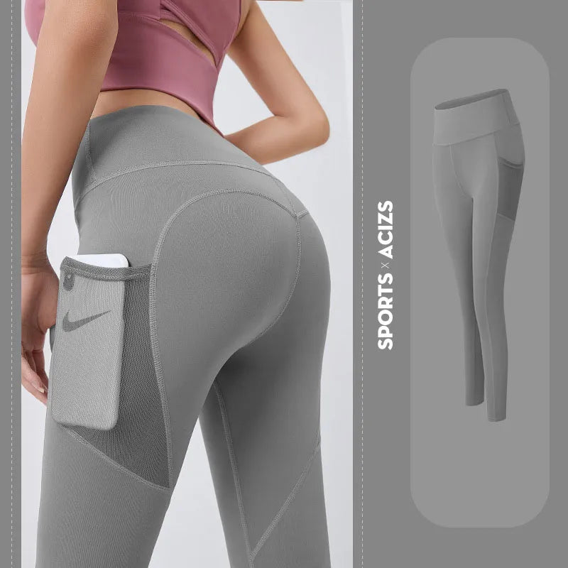 Elara | Women’s Active Leggings – Tummy Control, Pocket, Gym & Running