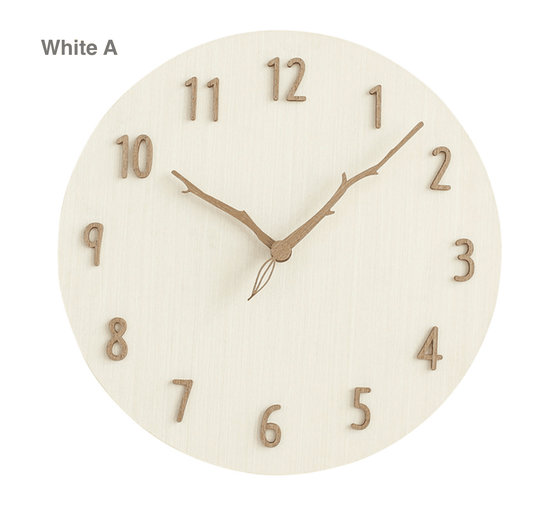 TimberTime | Stijlvolle Houten Wandklok