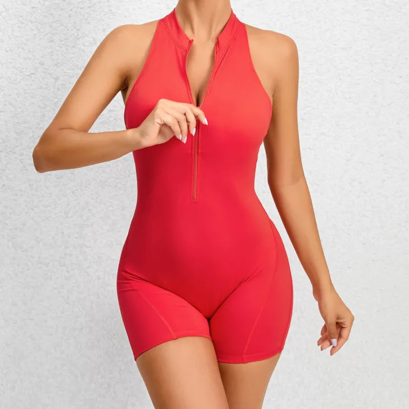 Liana | Women’s Sculpting Fitness Romper – Tummy Control, Butt Lift Design